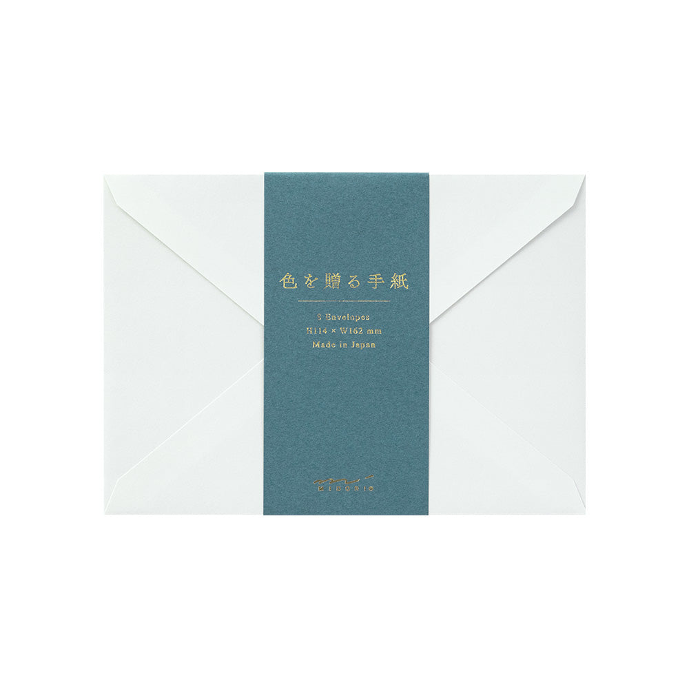 Envelope <162×114mm> Giving a colour Blue