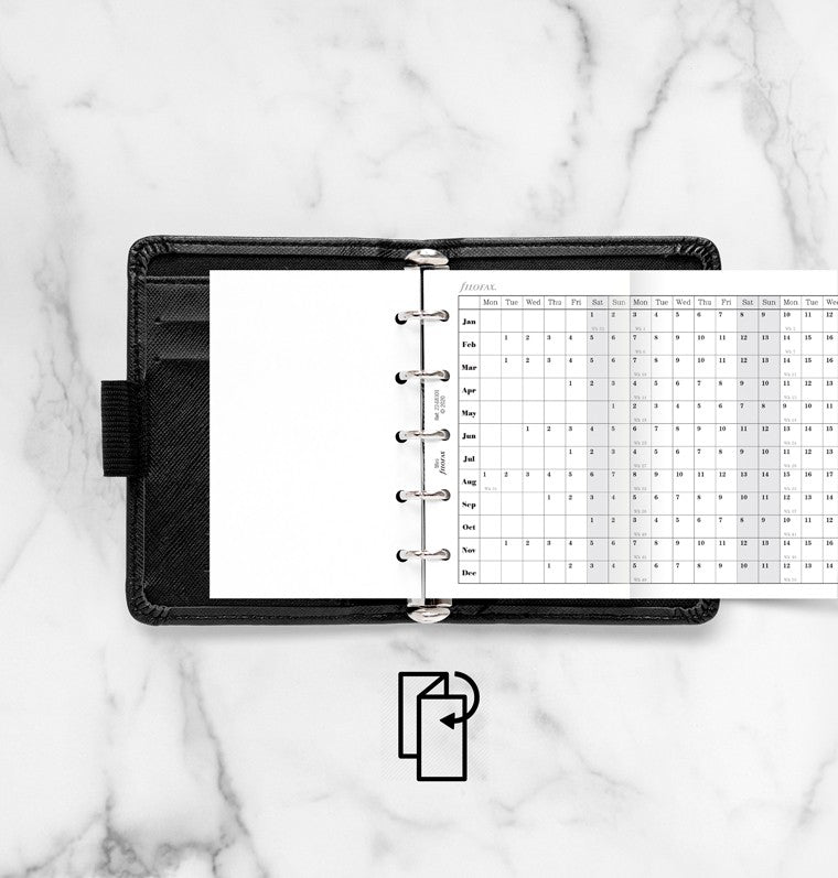 Horizontal Year Planner Mini 2022