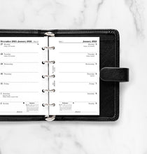 Load image into Gallery viewer, Week On One Page Diary Mini 2022
