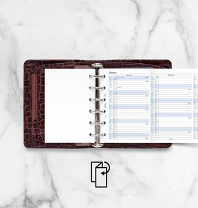 Vertical Year Planner Pocket 2022