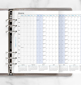 Horizontal Year Planner A5 2022