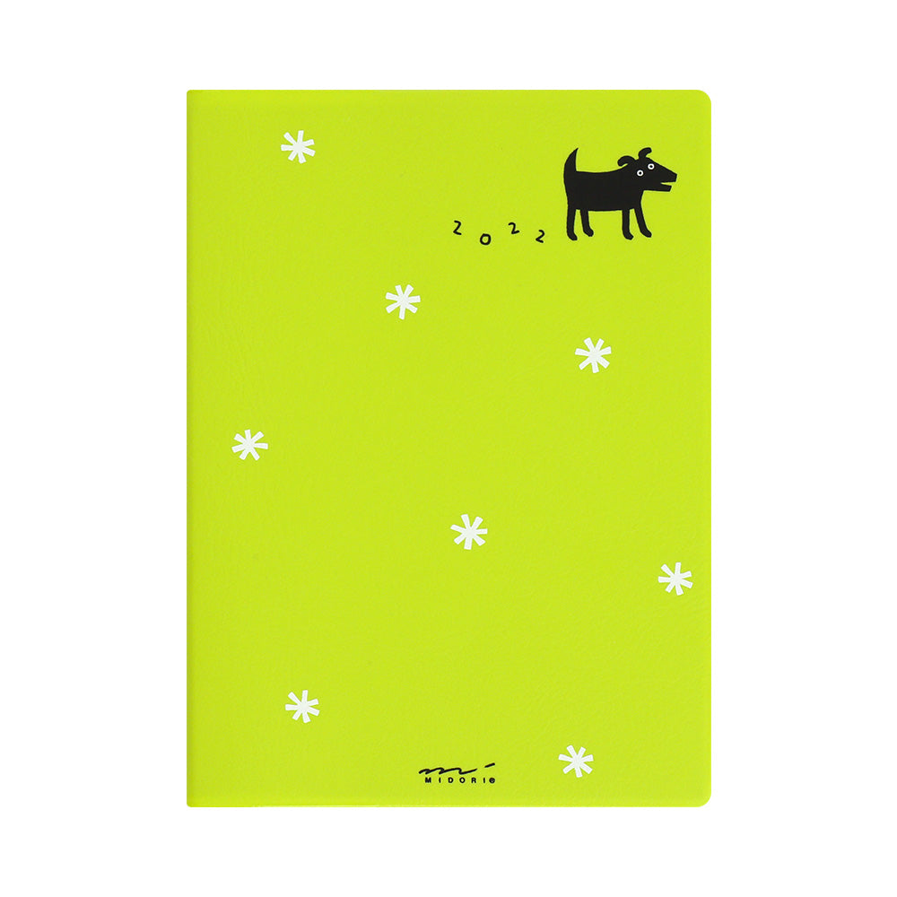 Pocket Diary (A6) Black Dog 2022