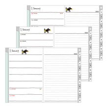 Load image into Gallery viewer, Pocket Diary (B6) Black Dog 2022

