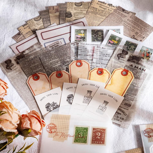 Vintage Planner Material Set
