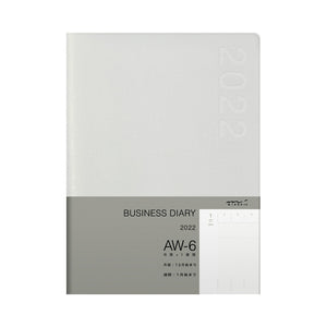 Business Diary AW-6 (A5) White 2022