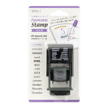 Load image into Gallery viewer, Paintable Stamp 12 months
