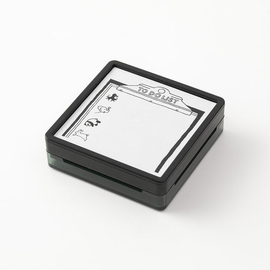 Paintable stamp Pre-inked To do list