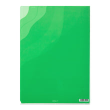 Load image into Gallery viewer, 7 Pockets Clear Folder &lt;A4&gt; Gradation Green
