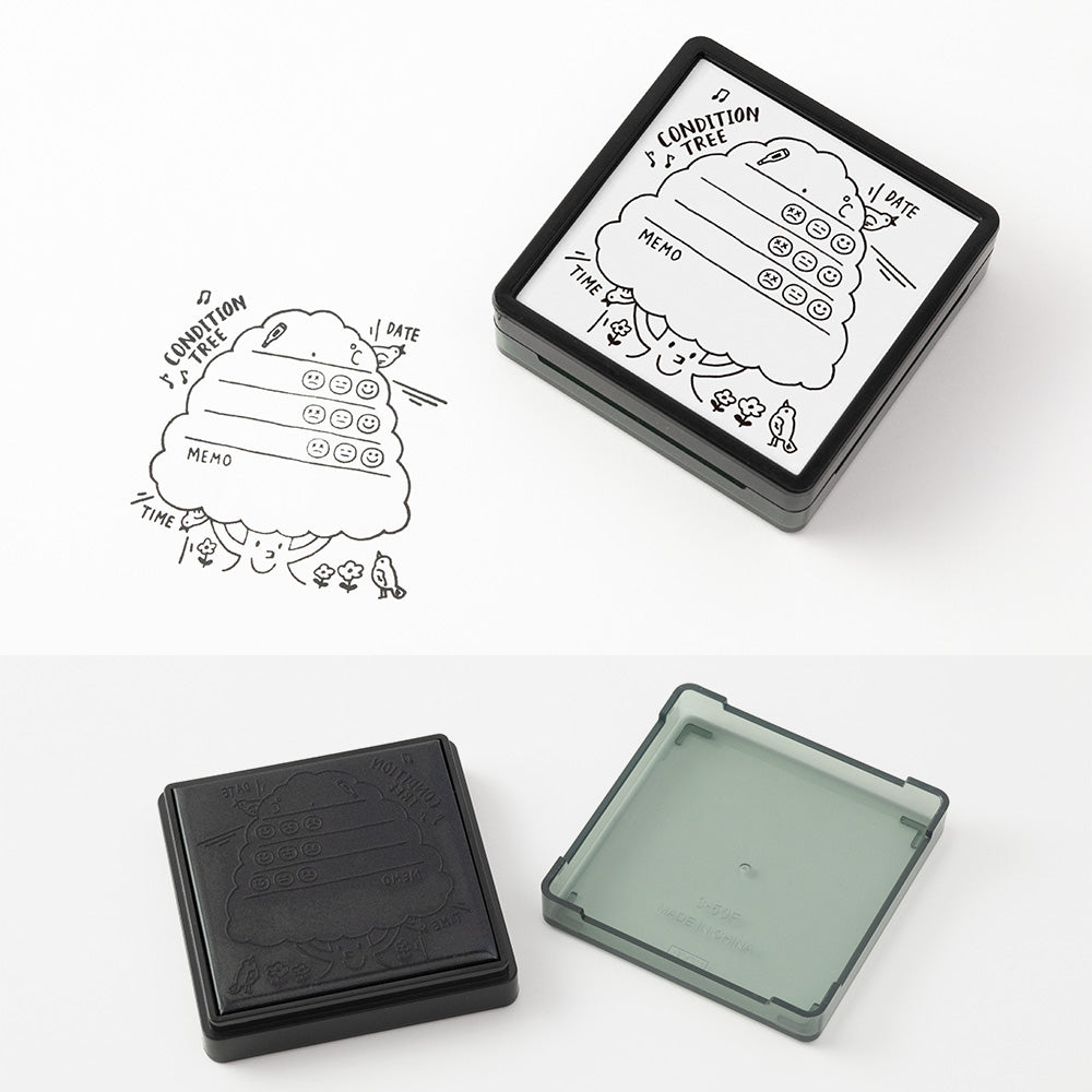 Paintable stamp Pre-inked Health Management