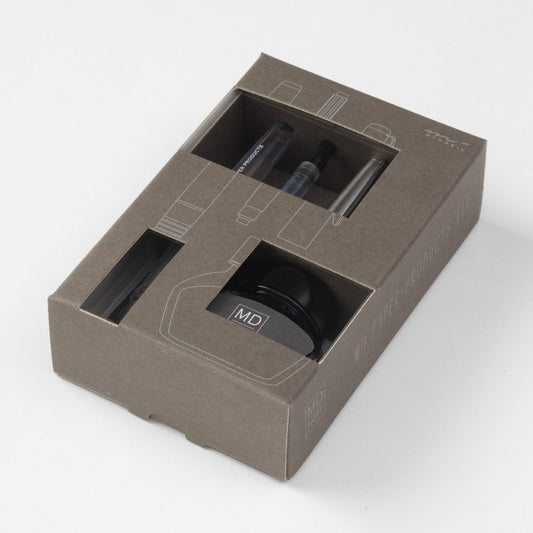 [LIMITED EDITION] MD Fountain Pen With Bottled Ink Gray
