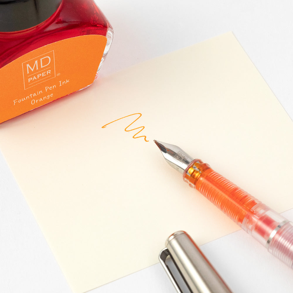 [LIMITED EDITION] MD Fountain Pen With Bottled Ink Orange