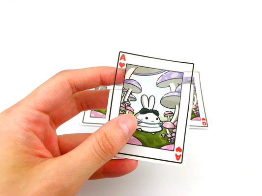 Wonderland - Clear Vinyl Stickers (Set of 3)