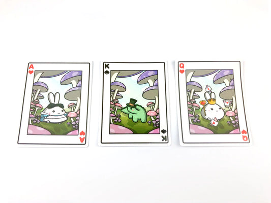 Wonderland - Clear Vinyl Stickers (Set of 3)