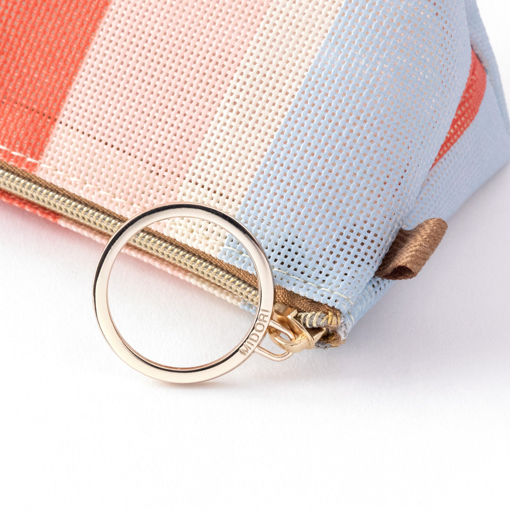 Mesh Graphics Pen case Stripe Red