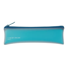 Load image into Gallery viewer, Clear Soft Pen Case Blue
