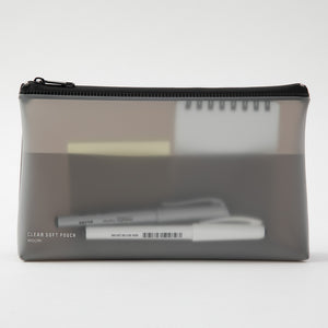Clear Soft Pouch Black