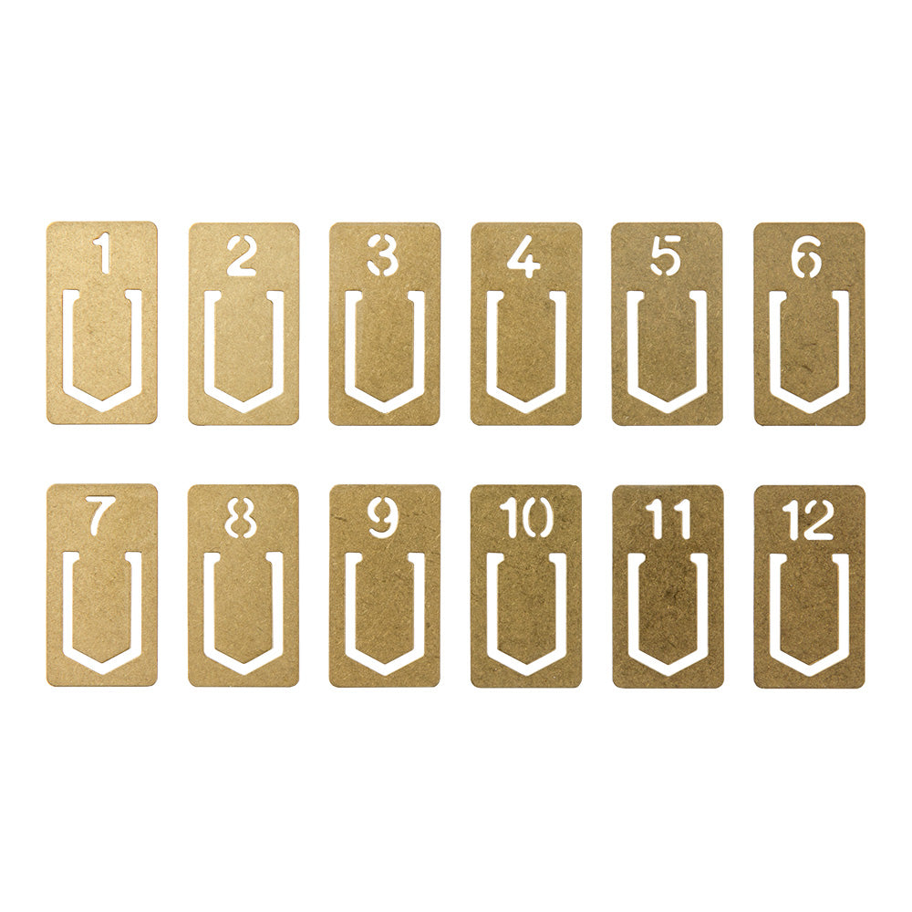 BRASS CLIPS Number