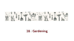 Dailylike Washi Tape- 28 Gardening