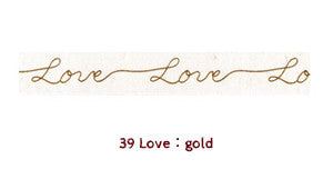 Dailylike LOVE Gold Masking Tape