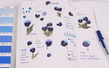 Load image into Gallery viewer, Appree Pressed flower sticker - Pansy
