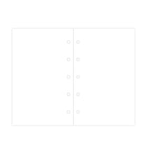 Load image into Gallery viewer, White Plain Notepaper Mini Refill
