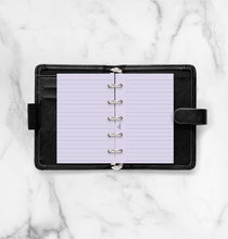 Load image into Gallery viewer, Lavender Ruled Notepaper Mini Refill
