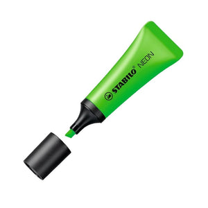 STABILO NEON - Highlighter Pen - Pack of 3 (Green)