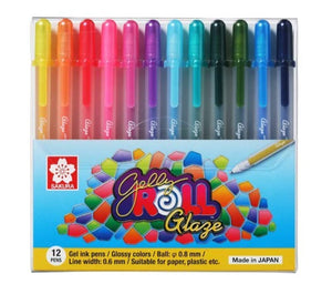 Sakura Gelly Roll Glaze Pack of 12 Colored Pens