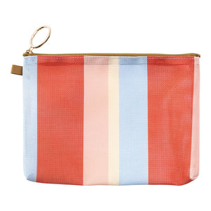 Mesh Graphics Pouch (A6) Stripe Red