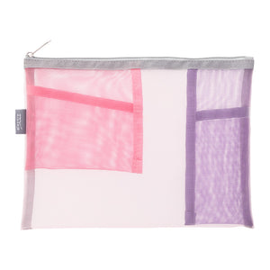 Pen & Tool Pouch Mesh Pink