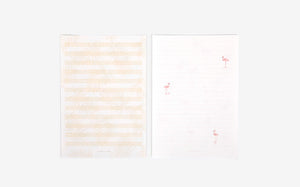 Dailylike Writing Papers & Envelope 01 Flamingo