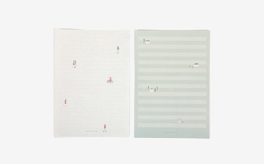 Dailylike Writing Papers & Envelope 03 Camping map