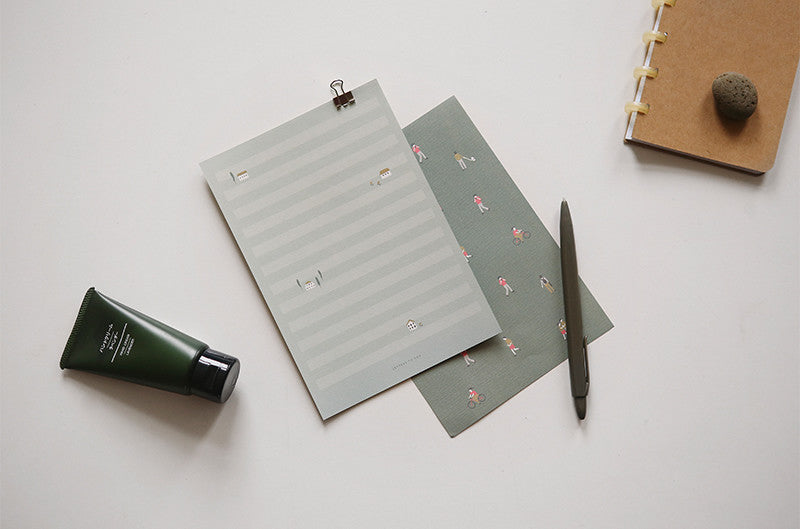 Dailylike Writing Papers & Envelope 03 Camping map