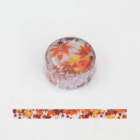 BGM Beginning of Autumn Washi Tape
