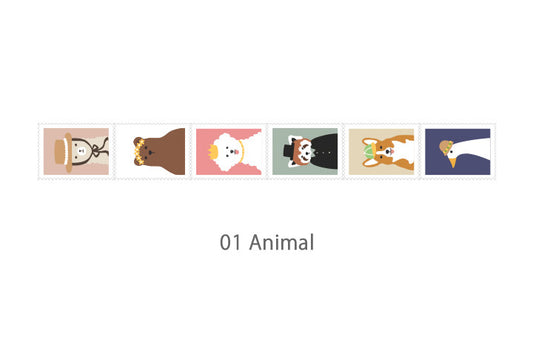 Dailylike Stamp- 01 Animal Masking Tape