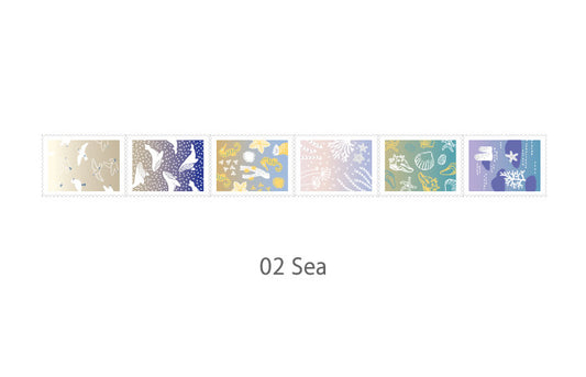 Dailylike Stamp- 02 Sea Masking Tape