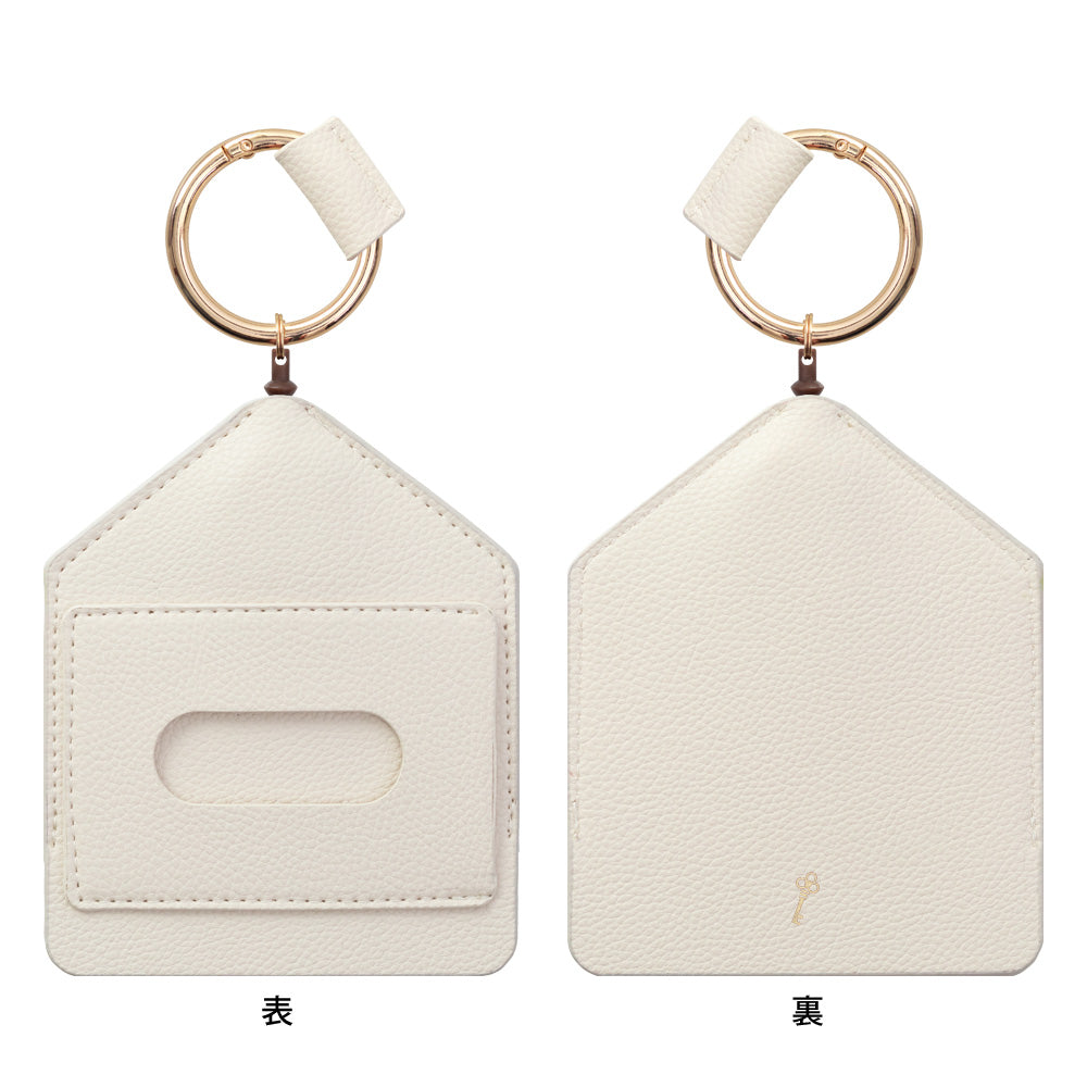 2-way Reel Case IC card & Key White
