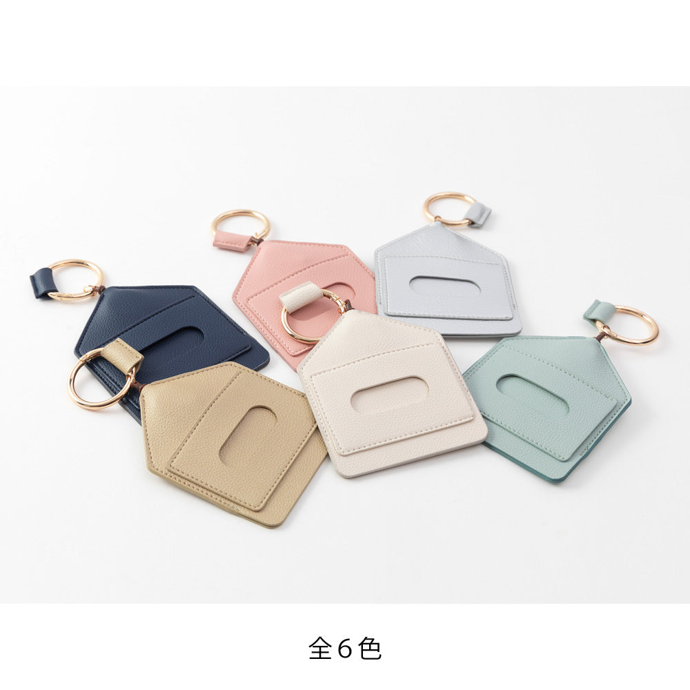 2-way Reel Case IC card & Key Pink
