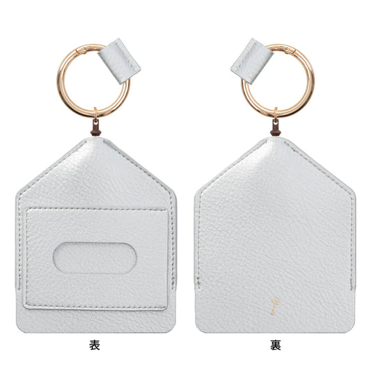 2-way Reel Case IC card & Key Silver
