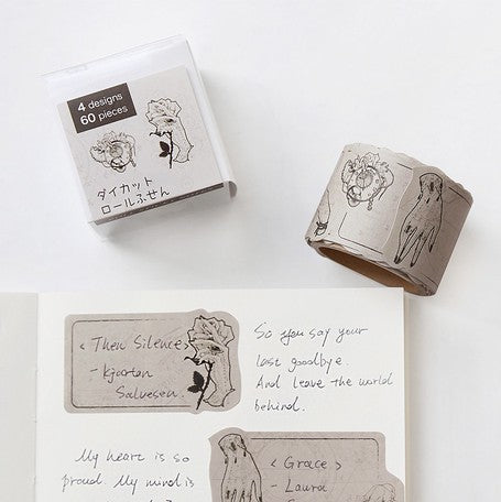 BGM Roll Sticky Note Fingertip Washi Tape