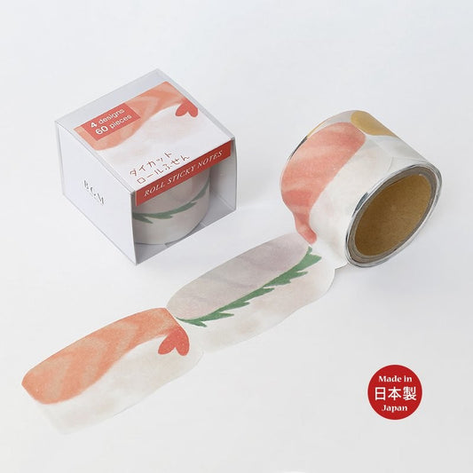 BGM Roll Sticky Note Sushi Washi Tape