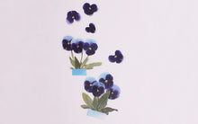 Load image into Gallery viewer, Appree Pressed flower sticker - Pansy
