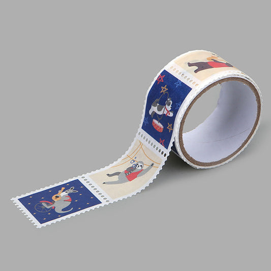 Dailylike Stamp- 14 Animal Music Masking Tape
