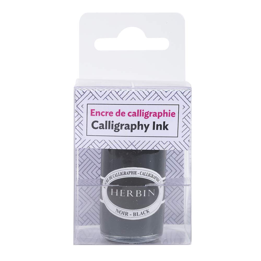 Herbin Calligraphy Black - 15ML Ink Bottle