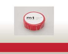 Load image into Gallery viewer, MT Solids Washi Tape - Red
