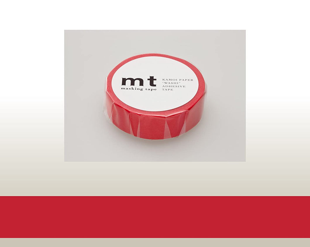 MT Solids Washi Tape - Red