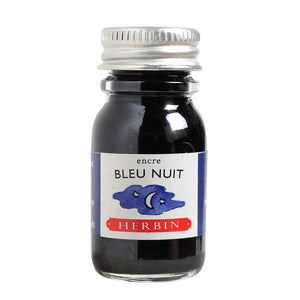 Herbin Ink Bottle (Bleu Nuit - 10ML)