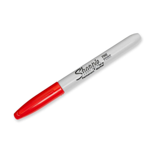 Sharpie Fine Point Permanent Marker, Red