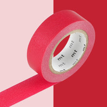 Load image into Gallery viewer, MT Solids Washi Tape - Red

