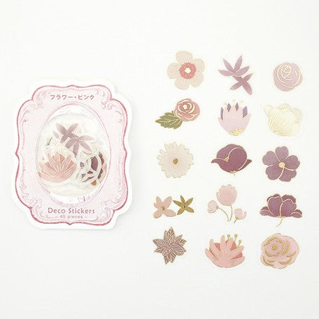 BGM Foil Stamping Flower Decoration Stickers